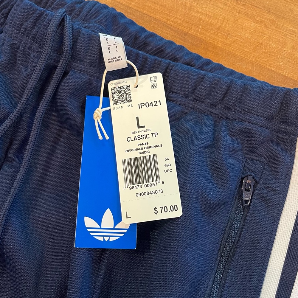 ADIDAS Dark Blue SST Beckenbauer Track Suit - Picture 9 of 9